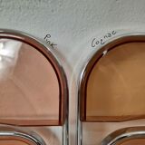 3 Plia chairs, designer Giancarlo Piretti for Anonima Castelli