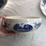 Sarrguemines porcelain lot Romantic edition