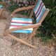 3 antique folding garden armchairs
