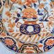Assiette en porcelaine de style Imari, peinte à la main, Japon, milieu du XX