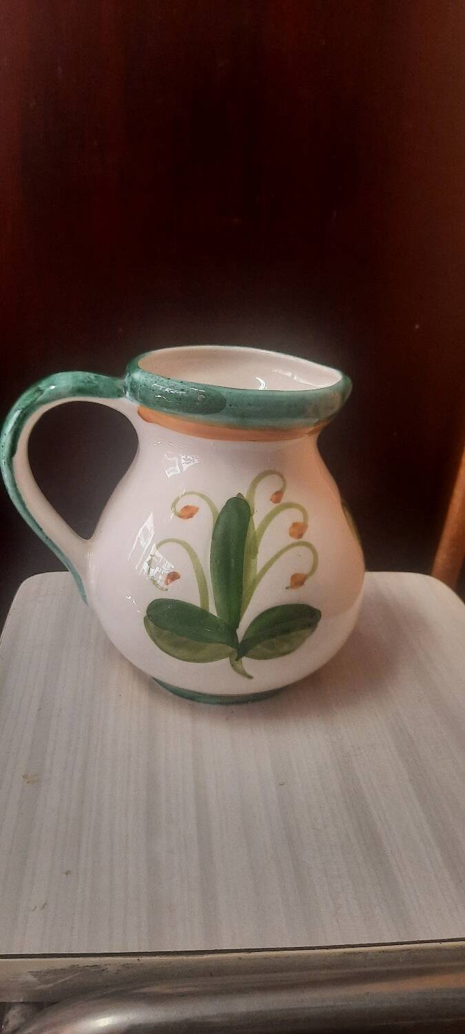 Italian ceramic pitcher