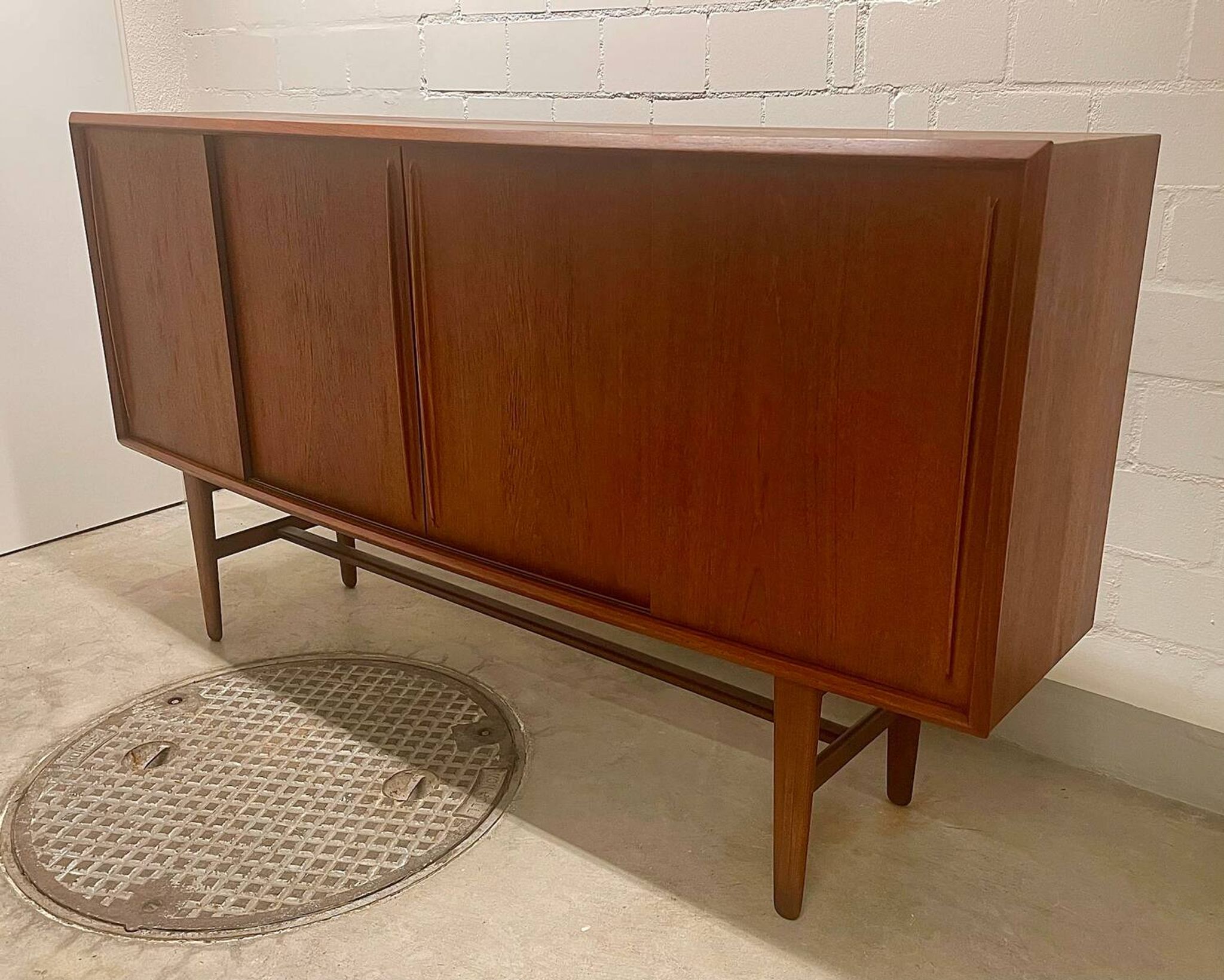 Scandinavian Teak Sideboard Madsen HP Hansen 60s