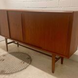 Scandinavian Teak Sideboard Madsen HP Hansen 60s
