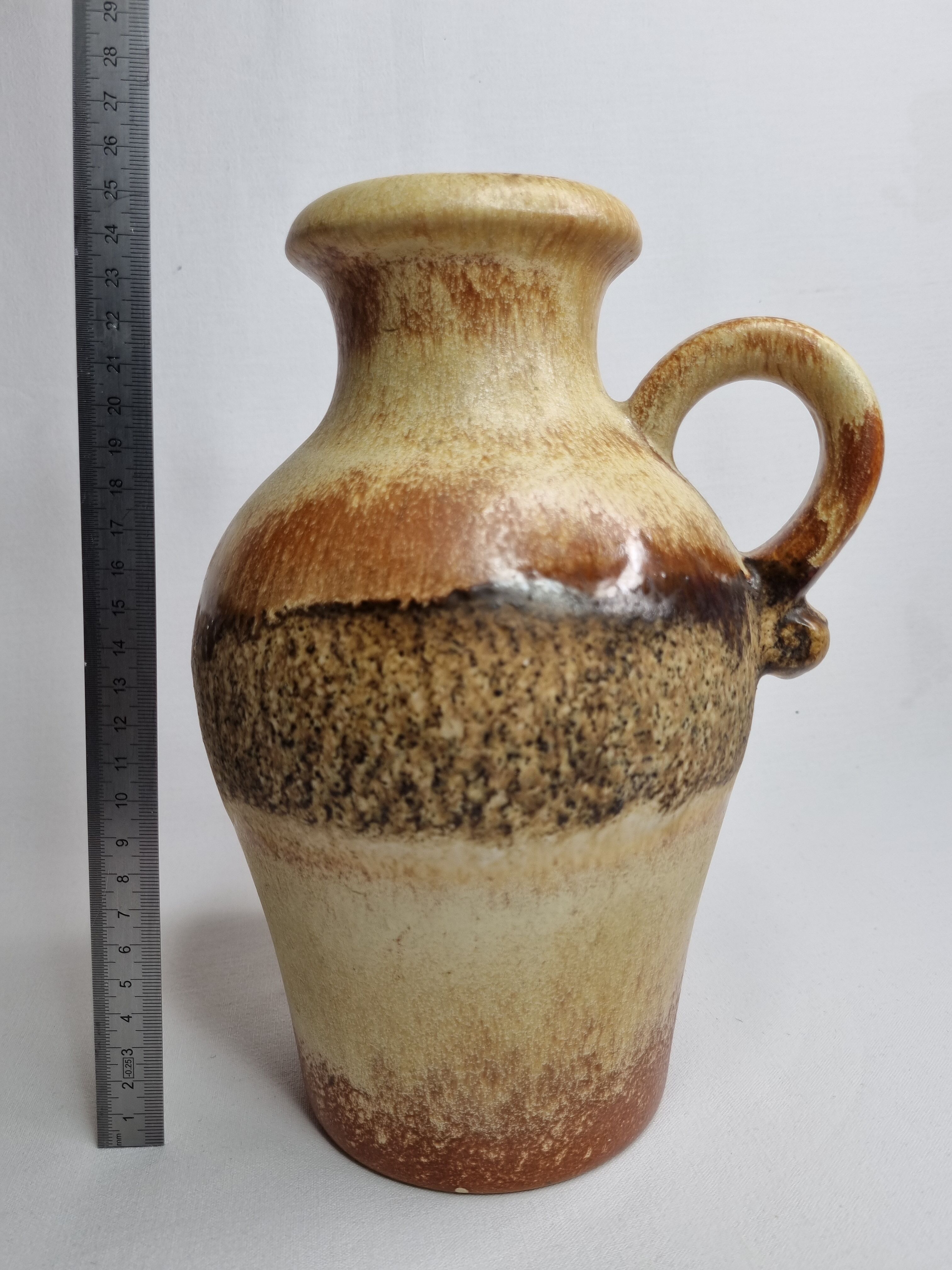 Vase vintage Scheurich Keramik, West Germany, 25 cm