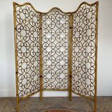 Vintage rattan screen