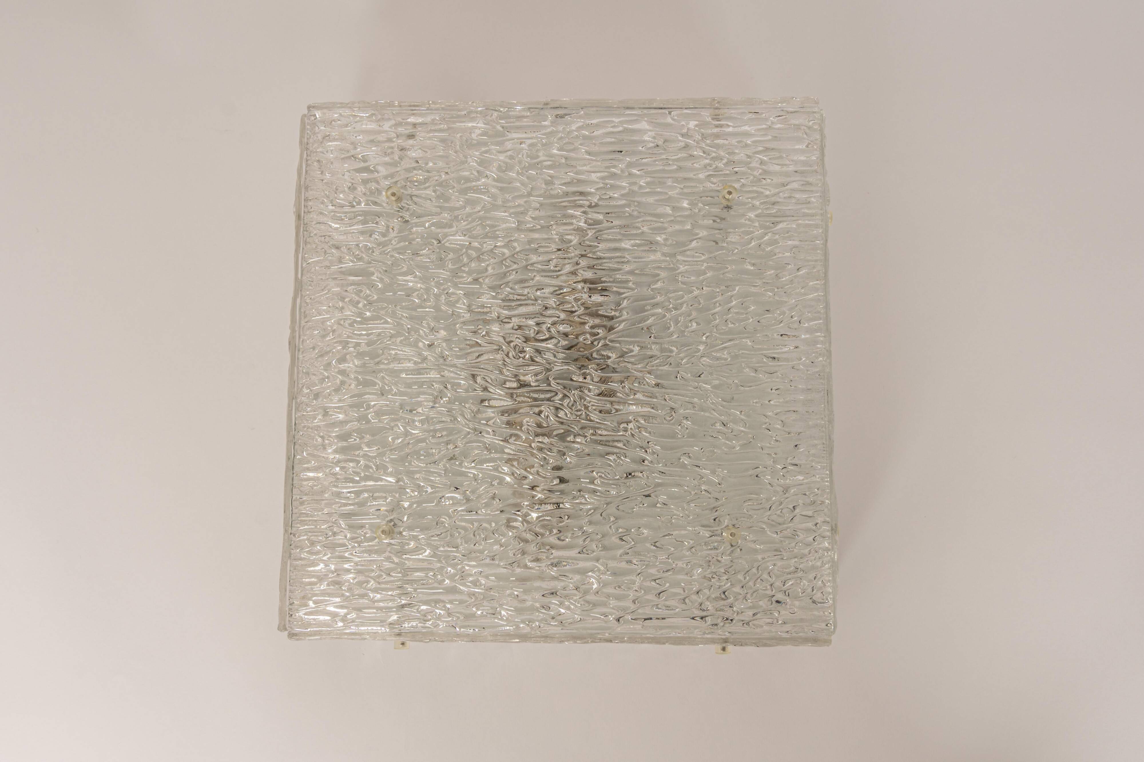 Murano glass ceiling lights by Kalmar, Austria, 1960s