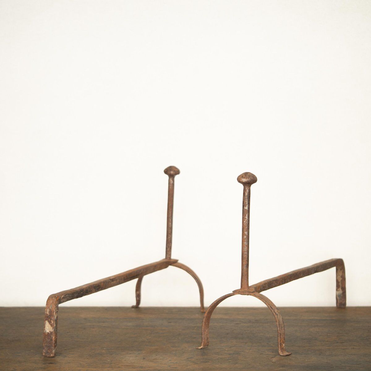 Brutalist armchairs, 1940s, set of 2