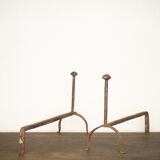 Brutalist armchairs, 1940s, set of 2