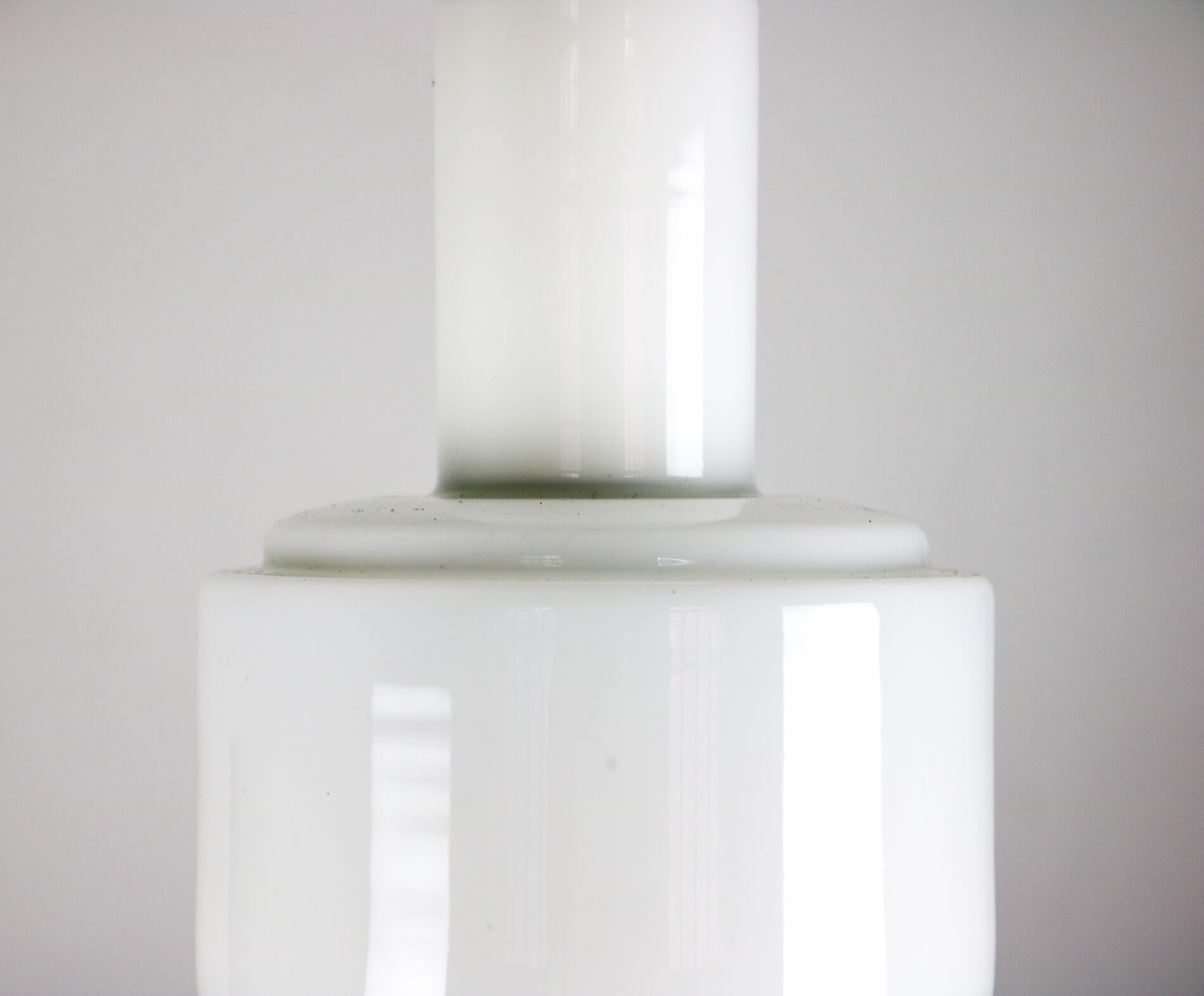Vintage bauhaus opaline cascade pendant light, 1940s
