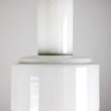 Vintage bauhaus opaline cascade pendant light, 1940s