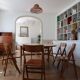 Lot de 6 chaises pliantes scandinaves 1960