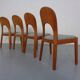 Vintage Morten Dining Chairs in Teak by Niels Koefoed for Hornslet Møbelfabrik, 1970s, Set of 4