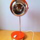 Orange eyeball lamp, G.Reggiani 70s