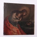 Antique oil on canvas depicting Mary Magdalene, Italian school of the 18th century