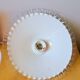 Suspension in pleated opaline