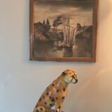 Ceramic leopard, 70s