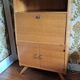 Secrétaire bureau vintage bois