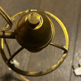 Double lamp fixture in brass, neo-classical style from the 1950s.