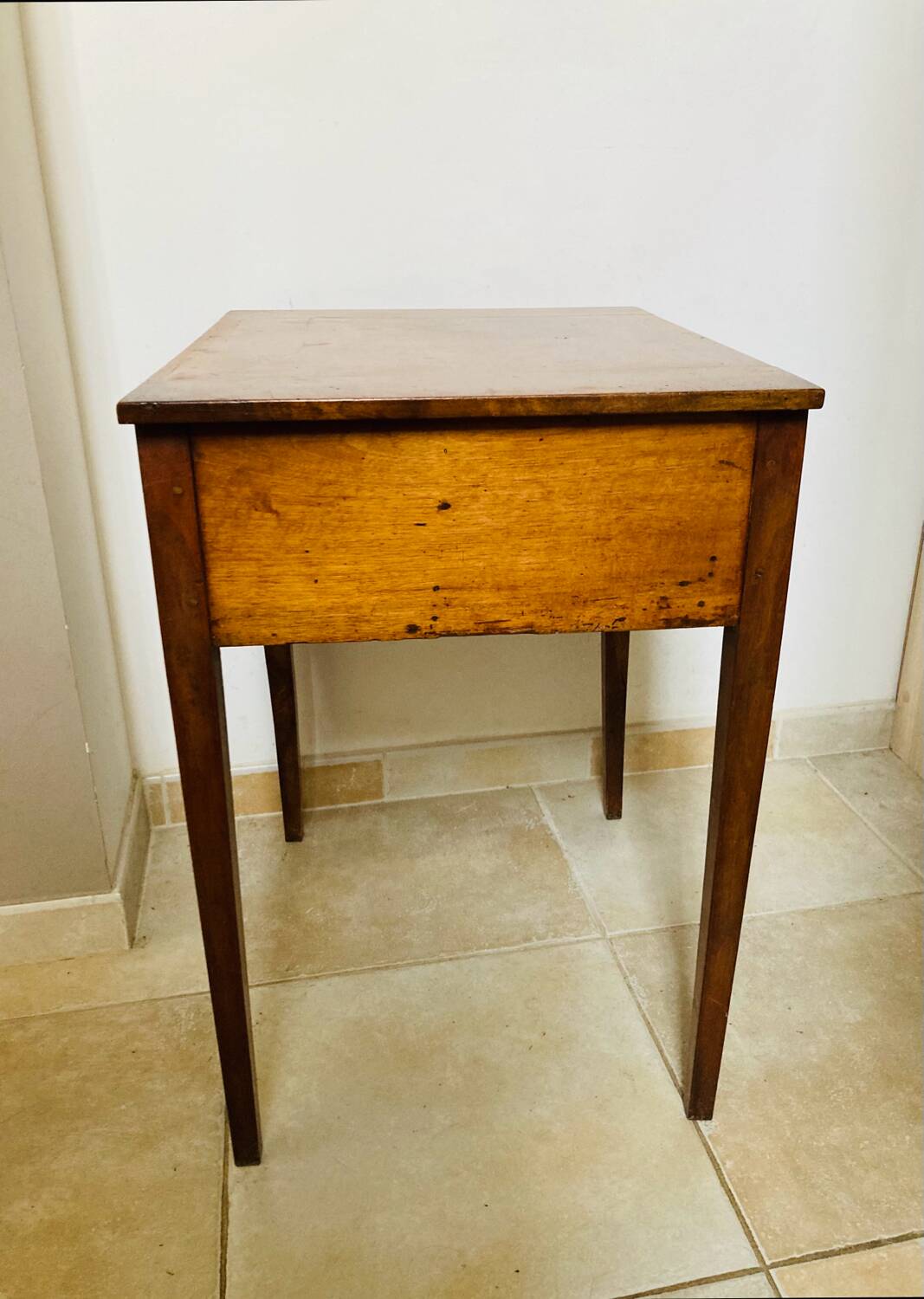 19th century walnut pegged currency exchange office