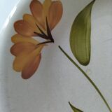 Large vintage Italian plate – hand-painted floral decoration – Primula,