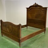 Walnut bed early 20th century