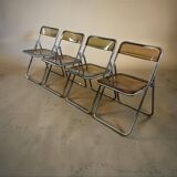 Set of 4 vintage 'plia castelli' chairs