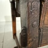 Brutalist antique Spanish coffee table 1880's