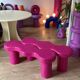 Tables basses  NIKI modulables en papier mâché