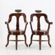 Chaise de barbier pivotante en hêtre restaurée des années 1920, Tchécoslovaquie