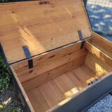 Black wooden chest