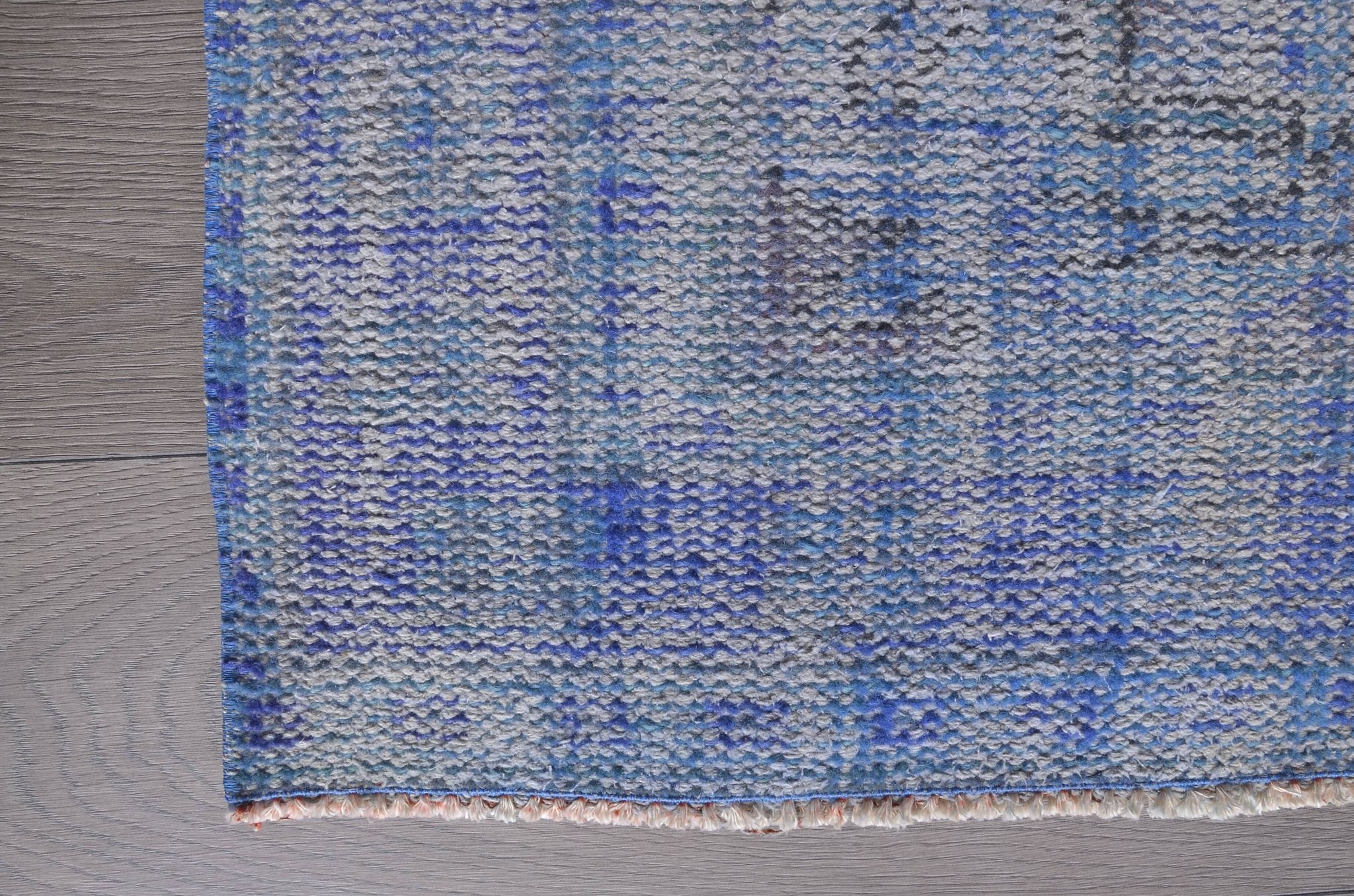 Blue Vintage Turkish Runner Rug sku1302