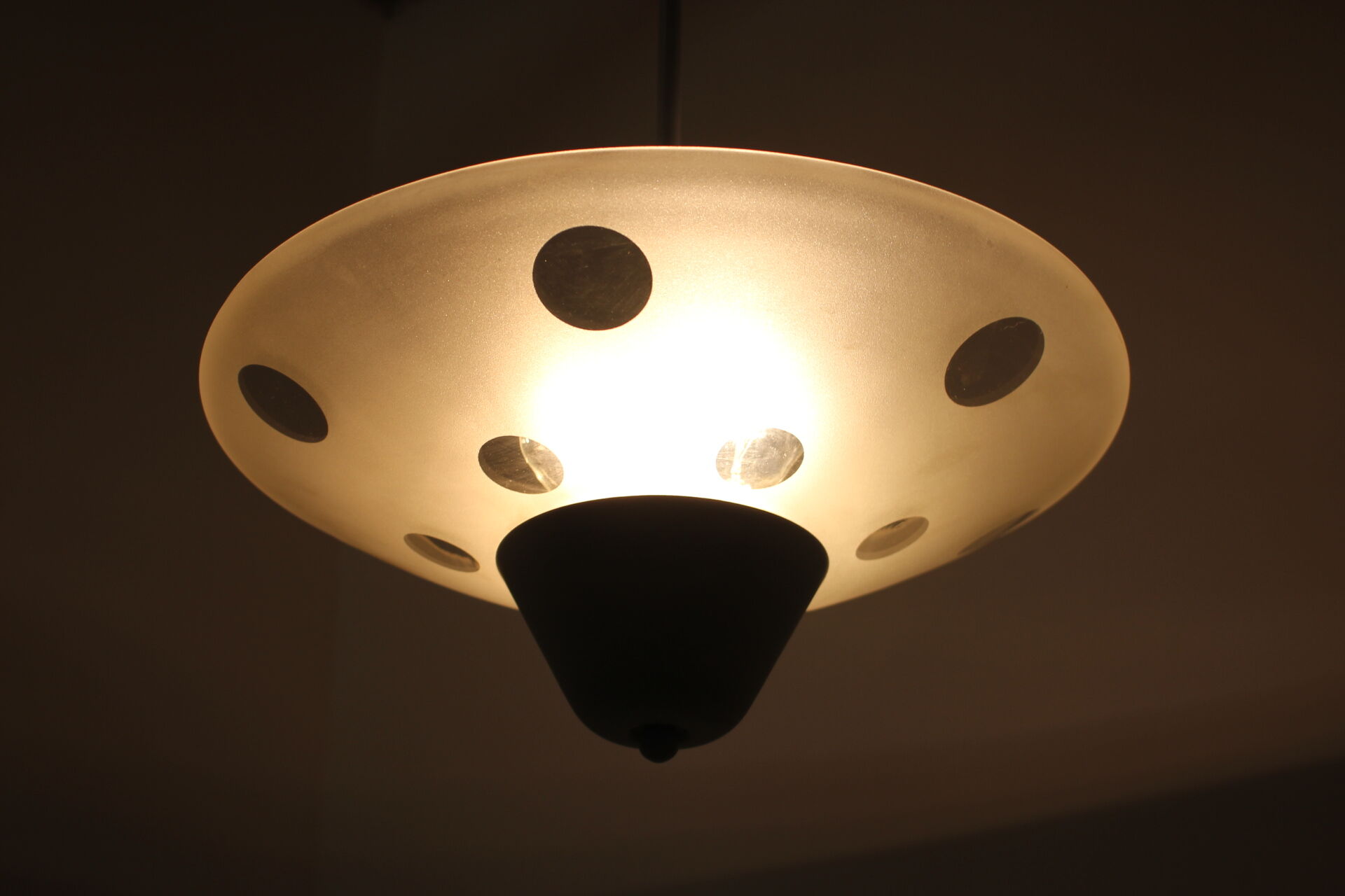 Rare Bauhaus Chandelier by  Franta Anyz for Napako,1940's.