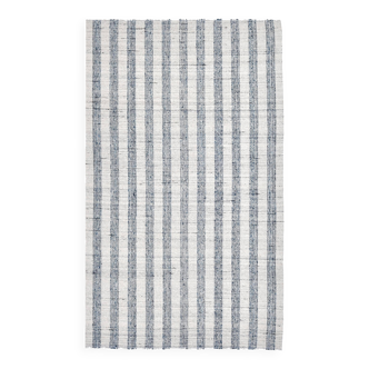 İndigo blue Beige Kilim Rug  190x290 cm, Scandinavian Stile Kilim Rug