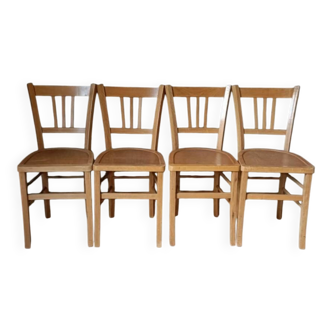 Lot de 4 chaises bistrot