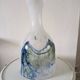 Grand vase en verre de Murano design années 70