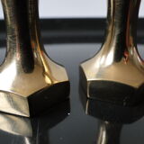 Pair of swedish brass candlesticks from the 1960s