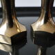 Pair of swedish brass candlesticks from the 1960s