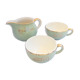 Villeroy cups and pitchers and boch 'We Two' pastel green and gold