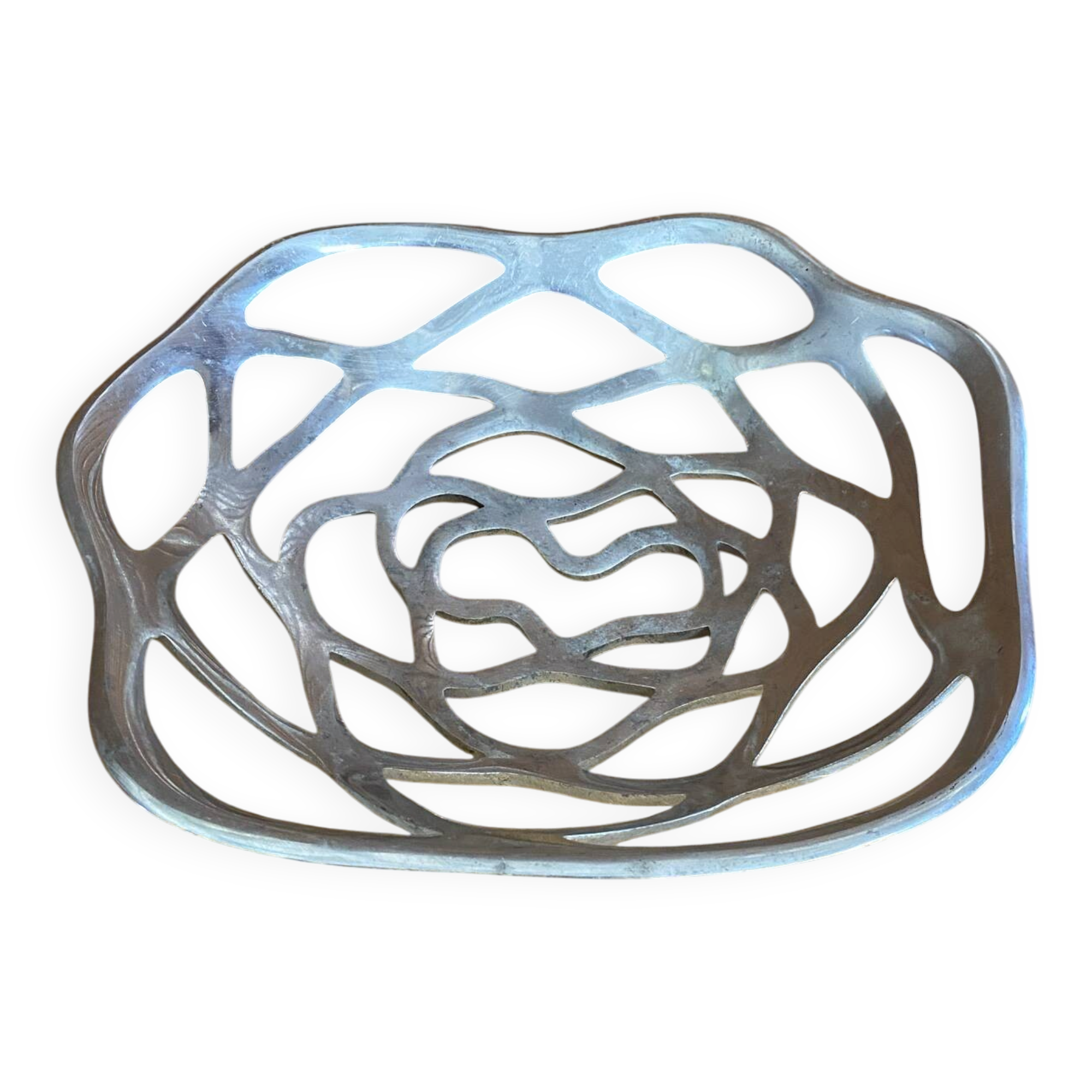 Vintage Style Aluminium Centrepiece Bowl #E406