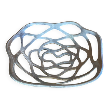 Coupe Centre de Table Design Aluminium Style Vintage #E406