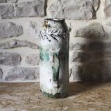 Enameled ceramic pitcher