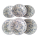 6 Assiettes creuses en porcelaine Anglaise Barratts