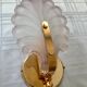 Pair of wall lamps glass sheet