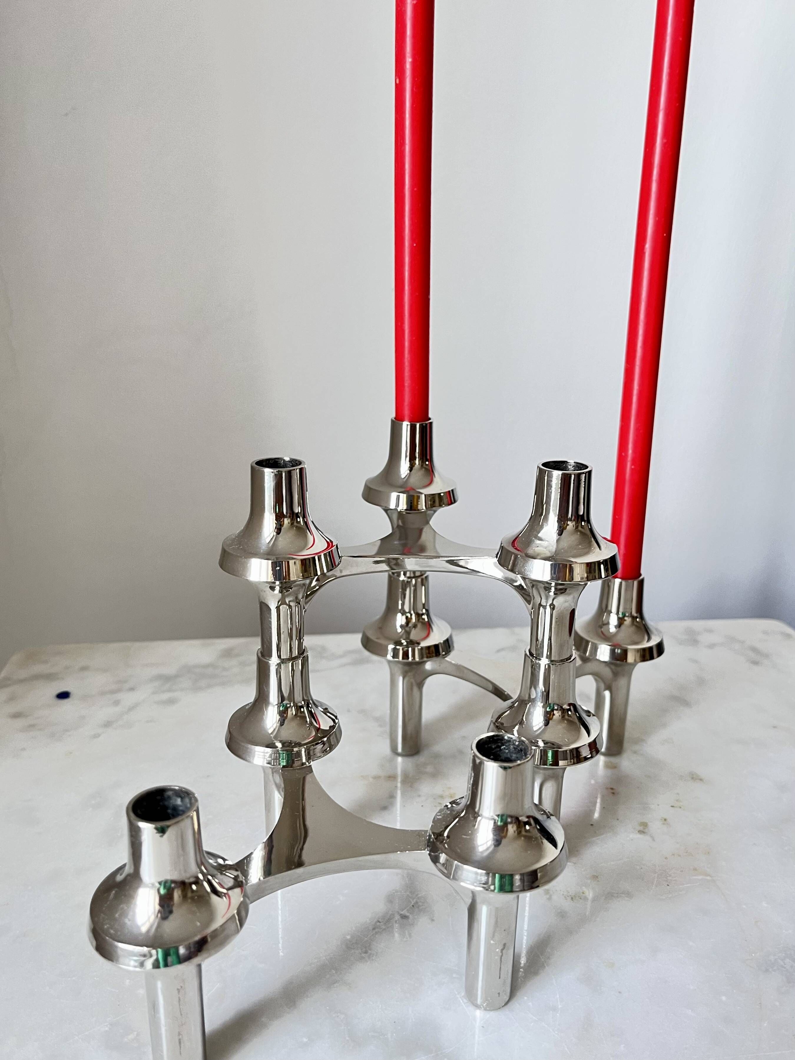 Vintage Stoff Nagel Modular Candle Holder, Iconic German Design, BMF