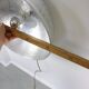 Large Vintage Aluminum Wall Lamp, 70s