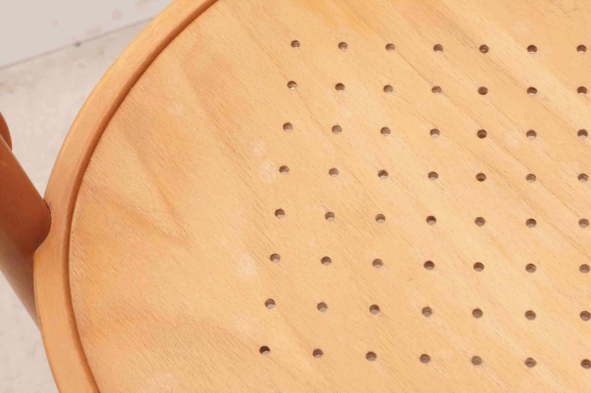 Vintage bistro chair in beech stain