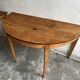 Paire de consoles demi-lune, XIXe siècle