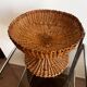 Wicker fruit bowl