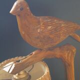 Wooden bird lamp 1940