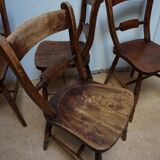 Antique Oxford Windsor chairs, 1850s set of 5
